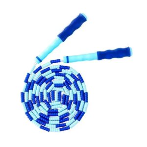 Adjustable Beaded Jump Rope with Soft Anti-Slip Handles