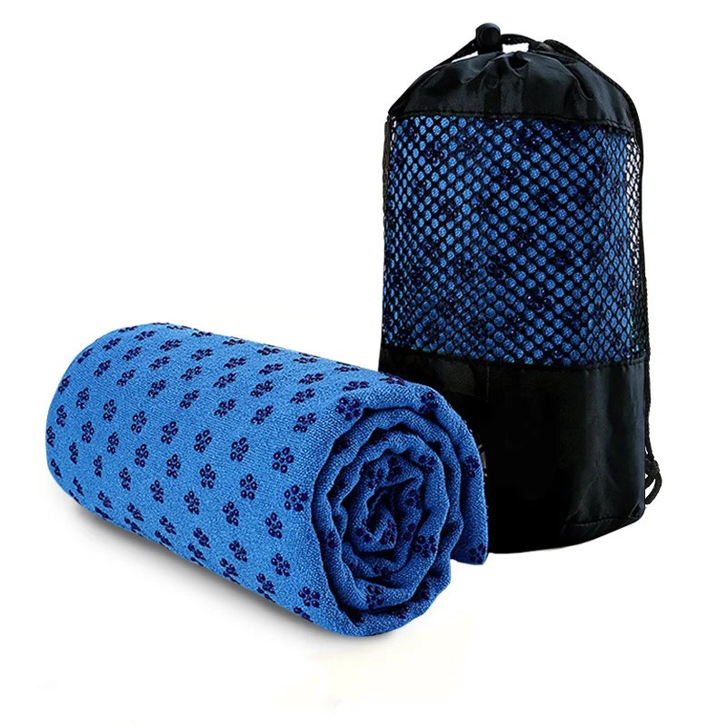 Non-Slip Microfiber Yoga Mat Towel with Grip Dots, 183 x 63 cm - Image 2