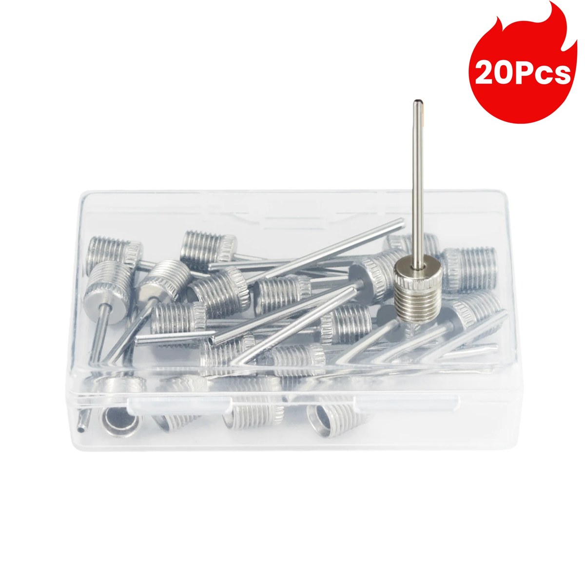 Stainless Steel Ball Inflation Needles, Boxed 20 Pack - Image 3