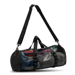 Mesh Swim Gear Duffle Bag with Adjustable Shoulder Strap