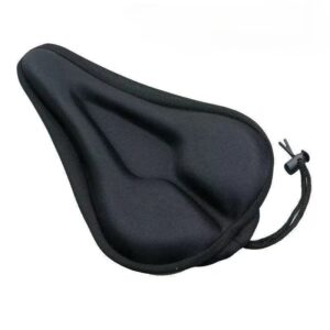 Gel Bike Saddle Cover with Drawstring, Extra Cushioning