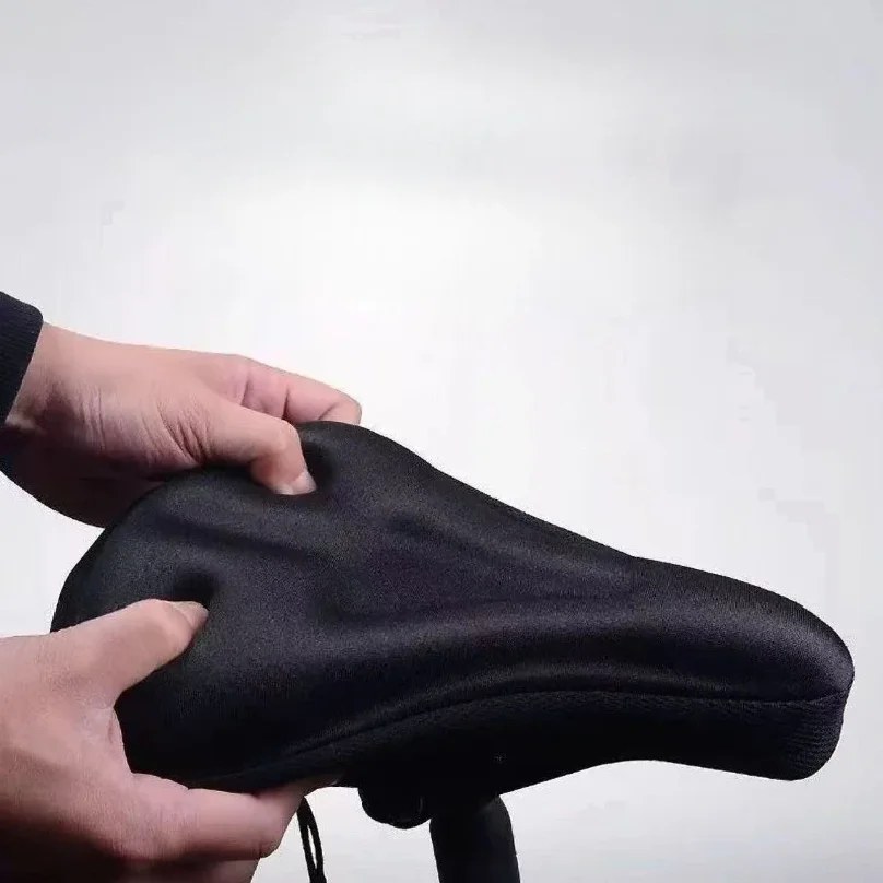 Gel Bike Saddle Cover with Drawstring, Extra Cushioning - Image 4