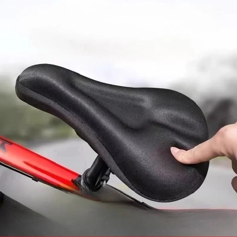 Gel Bike Saddle Cover with Drawstring, Extra Cushioning - Image 5
