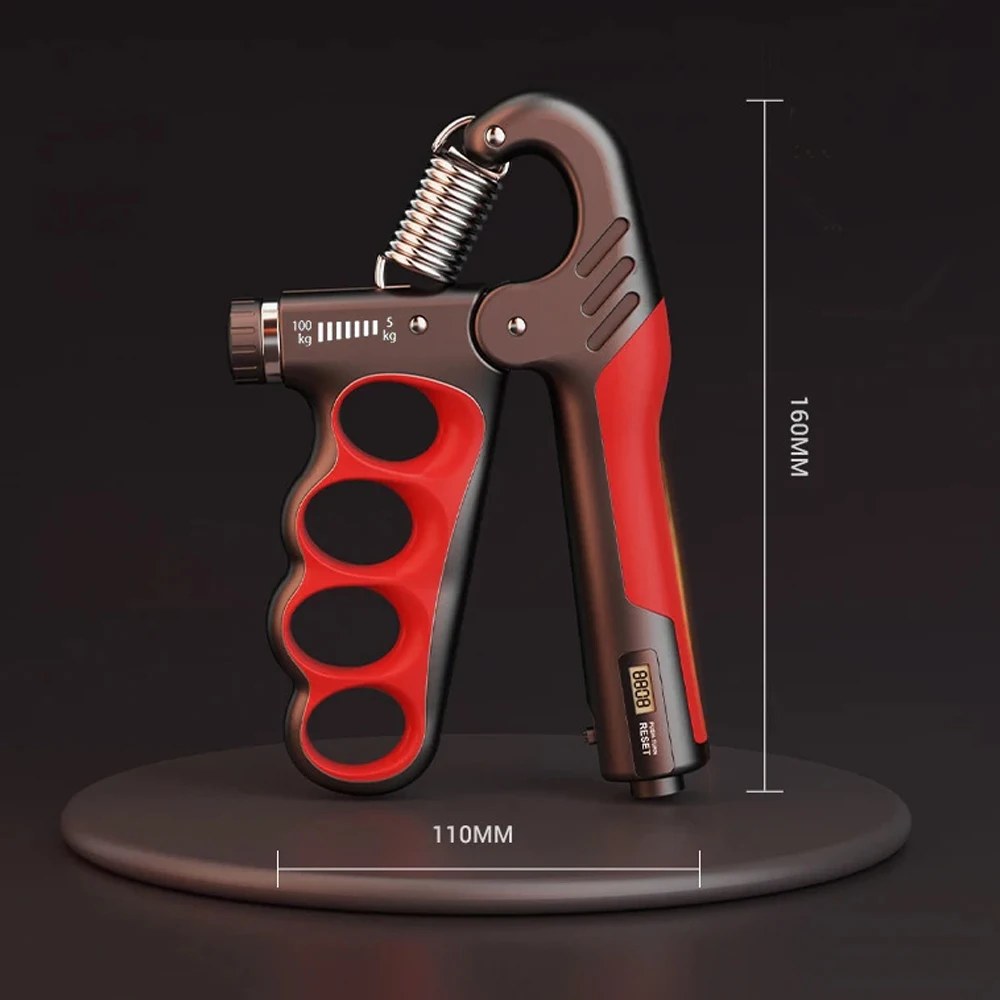 Adjustable Hand Grip Strengthener with Counter, 5-100 kg - Image 2