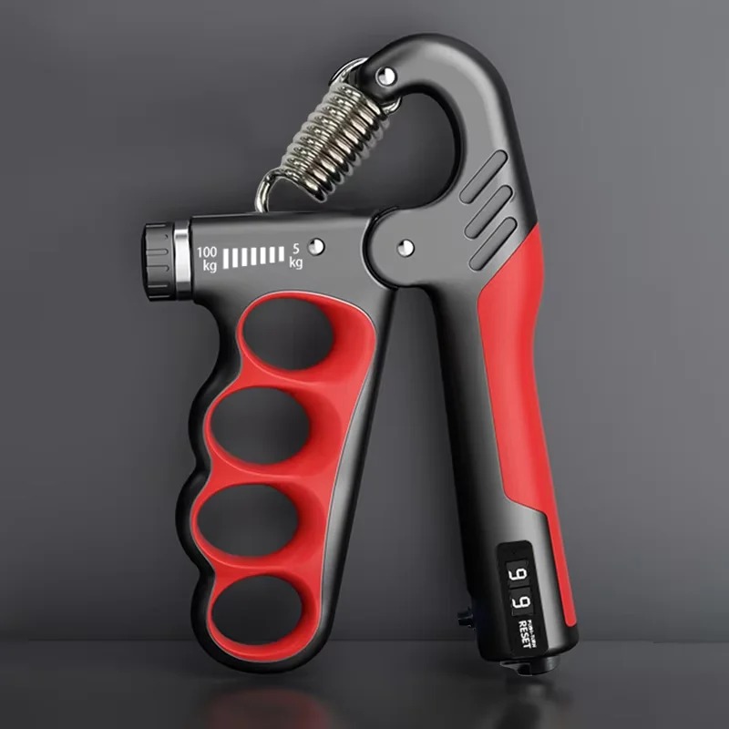 Adjustable Hand Grip Strengthener with Counter, 5-100 kg